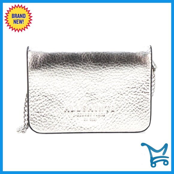 Silver Crossbody Bag with Adjustable Strap for Everyday Use